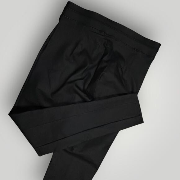 HUE CLASSIC CAREER MOTO PULL ON COATED LEGGINGS BLACK LARGE - Picture 2 of 7